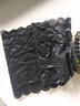 三愛黑色寬蕾絲花邊DIY衣服裙子褲子裝飾鏤空蕾絲邊絲帶布料輔料 黑色9#寬約18cm【2米】 曬單實拍圖