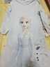 迪士尼（Disney）兒童睡衣冰雪奇緣女童睡裙女孩寶寶家居服夏秋空調(diào)房睡衣 藍(lán)色130 曬單實(shí)拍圖