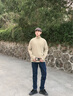 Calvin Klein Jeans春秋男士時(shí)尚休閑楔形版純棉兔子印花錐形牛仔褲J323002 1BY-深藍(lán)色 32 -33 曬單實(shí)拍圖