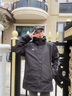 Jeep戶外沖鋒衣褲男保暖三合一抓絨兩件套登山服男防風(fēng)防水透氣可 4069藏青色 XL/180 曬單實拍圖