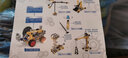 得力（deli）兒童科教積木齒輪拼裝科學(xué)制作小學(xué)生steam科技教育系列工程機械 【回力車(chē)】科教積木81顆零件 曬單實(shí)拍圖