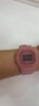 卡西歐（CASIO）G-SHOCK「潮流PINK」系列粉色主題手表時(shí)尚運(yùn)動(dòng)手表 DW-5610SL-4A4PFS陸沖合作款 曬單實(shí)拍圖