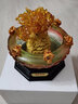 禮之源 招財聚寶盆金蟾工藝品擺件 店鋪開(kāi)業(yè)禮品 辦公室家居客廳裝飾品 小號水晶樹(shù)聚寶盆 直徑24高25CM 曬單實(shí)拍圖