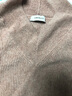 科蒙博卡秋冬小V領(lǐng)純色寬松羊絨衫女 慵懶風(fēng)偏厚毛衣針織衫 氣質(zhì)粉 L 曬單實(shí)拍圖