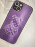 蘋(píng)果手機殼超薄磨砂透明硅膠防摔鏡頭全包高檔男女外殼 【暗紫色】超輕薄-不沾指紋 蘋(píng)果14Pro 曬單實(shí)拍圖