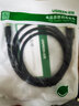 綠聯(lián)（UGREEN） usb3.0數(shù)據(jù)線type-c快充高速硬盤線加長(zhǎng)充電器線電腦傳輸適用華為小米蘋果充電線iPhone16/15Pro 黑色膠殼 升級(jí)款 1m 曬單實(shí)拍圖