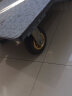 海斯迪克 高弹力脚轮 重型平板车手推车轮橡胶轮子 6寸单配 实拍图