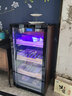 尊堡 JC-308E冷藏柜家用冰吧客廳冰箱辦公室恒溫酒柜茶葉飲料水果干貨洋酒紅酒柜透明玻璃展示保鮮柜 208E棕木紋 茶葉柜 208升 曬單實(shí)拍圖