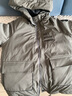 艾珠兒 冬季工裝棉服女新款女裝寬松棉衣女連帽學(xué)生加厚保暖棉襖外套女 灰色 M(建議105-120斤) 曬單實(shí)拍圖