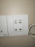 家恩（JIAEN）四位網(wǎng)絡(luò )插座4孔電腦6類(lèi)面板多孔超六類(lèi)千兆網(wǎng)線(xiàn)直插直通電腦插座 白色四位電腦【六類(lèi)接線(xiàn)】 曬單實(shí)拍圖