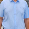 柒牌男裝短袖襯衫男2025夏季新款商務(wù)休閑易打理翻領(lǐng)襯衣【三防】0170 天藍(lán) 42 (180) 曬單實(shí)拍圖