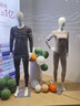 古達 全身模特道具男假人體塑料仿真模型西服裝店櫥窗拍攝衣服展示架 亮白色【光頭】右邁腿 曬單實拍圖