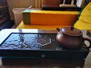 金團(tuán)（jintuan）茶盤石英石家用實(shí)木托盤小瀝水盤干泡臺(tái)簡(jiǎn)約竹制儲(chǔ)水茶盤功夫茶具 30*20石英石板+雙片/儲(chǔ)水式 曬單實(shí)拍圖