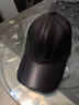 恒源祥純羊皮真皮帽子男士中老年人秋冬款棉棒球帽爺爺休閑鴨舌帽 黑色 L(:55-56cm) 曬單實(shí)拍圖
