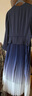 愛(ài)特愛(ài)（EITIE）通勤假兩件收腰百褶拼接漸變西裝連衣裙春秋新款A2407307 深海藍31 XL 170 曬單實(shí)拍圖