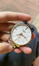 新款原裝瑞士認證手表男士機械表超薄防水霸氣新款十大品牌男表 7760間金白面 曬單實(shí)拍圖