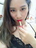 KJ吊帶睡裙女性感睡衣短裙冰絲春夏仿絲制蕾絲輕奢深V家居服黑白色 黑色 L 曬單實(shí)拍圖