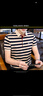 七匹狼男裝棉短袖T恤男士夏季新款翻領(lǐng)Polo·衫男商務(wù)休閑條紋上衣 Q1815藍(lán)條紋 XL 【115-135斤】 曬單實(shí)拍圖