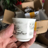盛天下 盛天下溫酒器陶瓷酒壺酒杯景德鎮燙酒壺暖酒器中式二兩半斤裝 雪景-圓筒1壺2杯-半斤裝 曬單實(shí)拍圖