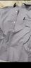 萊北 純棉男士長(cháng)袖襯衫春秋季休閑工作有帶口袋襯衣青年簡(jiǎn)約上衣服男 011灰色 XXXL/185【150-165斤穿】 曬單實(shí)拍圖