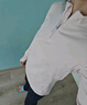 迪卡儂（DECATHLON）速干衣速干長(cháng)袖女春夏季跑步長(cháng)袖瑜伽服寬松訓練健身服運動(dòng)T恤 燕麥白（速干+手表可視窗） L 曬單實(shí)拍圖