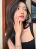 紀思梵輕奢四葉草瑪瑙手鏈女時尚飾品生日送老婆520情人節(jié)禮物 玫瑰金色孔雀石手鏈（刻字） 曬單實拍圖