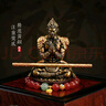aihomy齊天大圣黑神話(huà)孫悟空汽車(chē)載擺件2024新款中控臺斗戰圣佛銅高端 悟空【黃銅款】+紅串珠送3M膠 曬單實(shí)拍圖