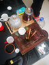 雷凡全自動(dòng)底部上水茶盤電熱水壺?zé)畨夭Ａщ姴鑹夭锠t套裝養(yǎng)生壺煮茶器煮茶器自動(dòng)消毒茶臺(tái)燒水壺一體 LF-S88黑色【1.0L熱水壺+0.8L消毒鍋】 曬單實(shí)拍圖