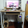 普派電腦桌臺式書桌書架一體家用打印機(jī)電腦桌學(xué)習(xí)桌寫字桌子帶鍵盤托 【網(wǎng)格款】橡木色80cm 曬單實(shí)拍圖