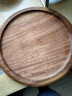 初心(CHOSIN)切水果板实木面包板砧板迷你环保辅食托盘小案板 相思木-圆形带凹槽 实拍图