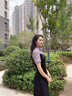 薇洛萱襯衫連衣裙女裝2025夏裝新款拼接時尚氣質(zhì)顯瘦減齡夏天裙子2909 灰色 L 建議103-115斤 曬單實(shí)拍圖