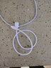 綠聯(lián)（UGREEN）安卓數(shù)據(jù)線快充micro usb耳機(jī)充電寶充電器線適用華為vivo小米電源線車載線榮耀oppo小風(fēng)扇充電寶 白色 圓線 1m 曬單實(shí)拍圖