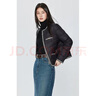 歐時力OCHIRLY 經(jīng)典香風(fēng)羽絨法式匠心織帶保暖外套女輕薄通勤簡約 黑色090 XS 曬單實拍圖