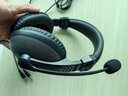 酷蟻頭戴式中高考英語(yǔ)聽(tīng)力聽(tīng)說(shuō)考試專(zhuān)用耳機臺式電腦通用雙插頭圓孔帶麥錄音耳麥網(wǎng)課學(xué)習教學(xué)人機對話(huà) 黑色 曬單實(shí)拍圖