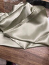 格微詩(shī) 絲巾純色真絲小方巾女秋冬時(shí)尚裝飾領(lǐng)巾氣質(zhì)圍巾披肩桑蠶絲禮盒 卡其色 53*53cm 曬單實(shí)拍圖