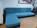 帕布加厚輕微防水沙發(fā)套罩全包通用彈力防滑海綿坐墊套四季全蓋沙發(fā)笠 湖藍【防水大樹(shù)葉提花】 L+:長(cháng)135-165寬65-95厚5-20cm 曬單實(shí)拍圖