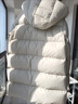 鵝小寶三防中長(cháng)款兒童羽絨服95白鵝絨女童2024新款冬季洋氣男童 奶油米 160 充絨量：195g 曬單實(shí)拍圖