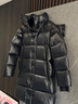 高梵【楊冪同款】黑金鵝絨服黑珍珠4.0六格中長(cháng)款羽絨服男女2024新款 高定巴黎黑【男女同款】 L 【175/鵝絨325克】 曬單實(shí)拍圖