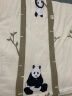 洁丽雅（Grace）全棉被套单件纯棉新疆棉斜纹被罩加大双人床被单子熊猫200*230cm  实拍图
