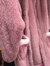 多妙屋兒童睡袍女童睡衣珊瑚絨秋冬加絨法蘭絨家居服 99089粉色 140cm 曬單實(shí)拍圖