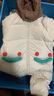 乖奇熊【鵝絨三防】寶寶羽絨服連體衣秋冬連帽保暖衣服嬰兒可愛哈衣外穿 杏色 80cm 曬單實(shí)拍圖