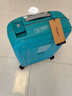 新秀麗（Samsonite）歐洲進(jìn)口時(shí)尚純色卡扣拉桿箱男女旅行行李箱 10U湖藍色 20英寸登機箱 曬單實(shí)拍圖