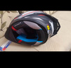 睿覓（RYMIC）摩托車(chē)頭盔全盔3C認證冬季機車(chē)競技騎行跑盔男女四季SR6藍橙XXXL 曬單實(shí)拍圖