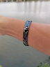Caokit Keeiy輕奢手鏈男士陶瓷貝殼潮男生高級感飾品鎢金黑色烏金手環(huán)簡(jiǎn)單大方 黑色彩貝18.5cm每款都是獨特的 曬單實(shí)拍圖