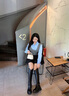 CAMILA KSENIA馬丁靴女2025新款秋冬季時(shí)尚長筒靴騎士靴柔軟舒適長靴 黑色【單里】 36 曬單實(shí)拍圖