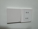 羅格朗開(kāi)關(guān)插座面板 逸景玉蘭白色K8墻壁電源家用86型暗裝清單報價(jià) 斜五孔錯位5孔 曬單實(shí)拍圖