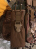 出眾者 軍迷包袋對講機袋戶(hù)外CS戰術(shù)裝備通用對講機包無(wú)線(xiàn)電MOLLE附件袋 狼棕色COB 曬單實(shí)拍圖