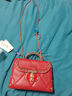 袋鼠結婚新娘手提包2025七夕感小眾紅色女包手提鏈條斜挎包結婚包 結婚新娘手提包2023新款感小眾紅 曬單實(shí)拍圖