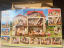 森貝兒家族（Sylvanian families）燈光大屋 秘密閣樓禮品套 兒童女孩過(guò)家家玩具 生日兒童禮物 紅色 曬單實(shí)拍圖