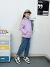 笛莎（DEESHA）童裝女童輕薄羽絨服2025秋冬新款女寶寶短款三防輕盈保暖外套 霧紫 110 【充絨量：37.1g】 曬單實(shí)拍圖